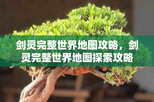 剑灵完整世界地图攻略,剑灵完整世界地图探索攻略 剑灵完整世界地图攻略,剑灵完整世界地图探索攻略