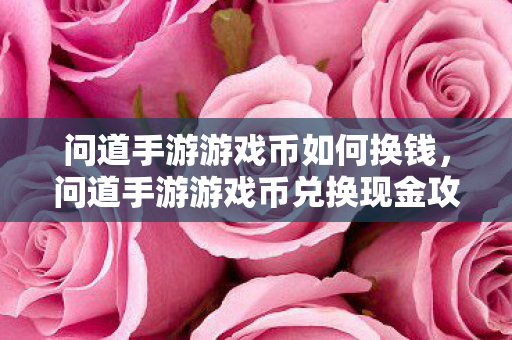 问道手游游戏币如何换钱，问道手游游戏币兑换现金攻略