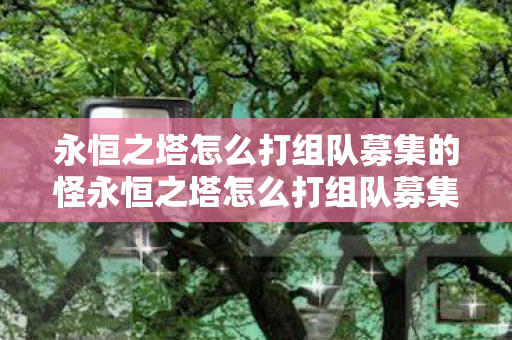 永恒之塔怎么打组队募集的怪永恒之塔怎么打组队募集图片