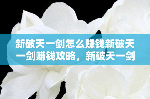 新破天一剑怎么赚钱新破天一剑赚钱攻略,新破天一剑赚钱攻略,轻松赚取游戏财富 新破天一剑怎么赚钱新破天一剑赚钱攻略,新破天一剑赚钱攻略,轻松赚取游戏财富