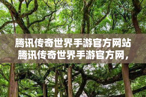 腾讯传奇世界手游官方网站腾讯传奇世界手游官方网图片