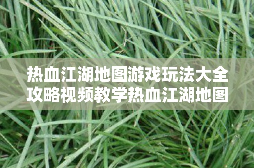 热血江湖地图游戏玩法大全攻略视频教学热血江湖地图游戏玩法大全攻略视频，热血江湖地图游戏玩法大全攻略视频教学