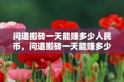 问道搬砖一天能赚多少人民币,问道搬砖一天能赚多少人民币?揭秘游戏搬砖收益 问道搬砖一天能赚多少人民币,问道搬砖一天能赚多少人民币?揭秘游戏搬砖收益