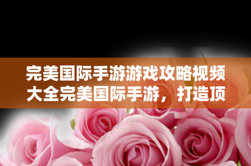 完美国际手游游戏攻略视频大全完美国际手游图片