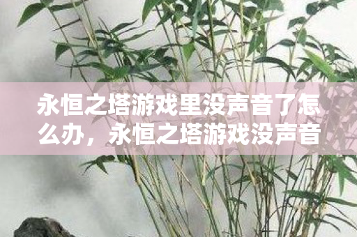 永恒之塔游戏里没声音了怎么办图片