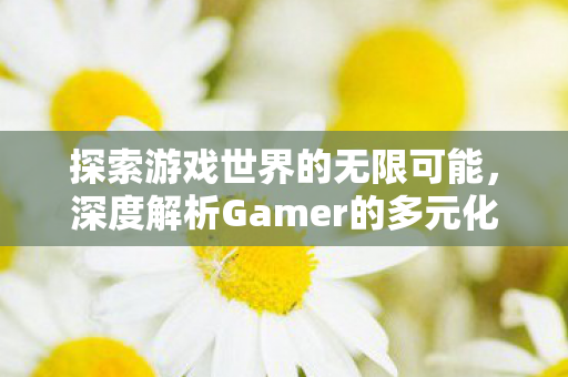 深度解析Gamer的多元化体验图片