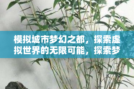 模拟城市梦幻之都，探索虚拟世界的无限可能，探索梦幻之都，虚拟世界的无限可能