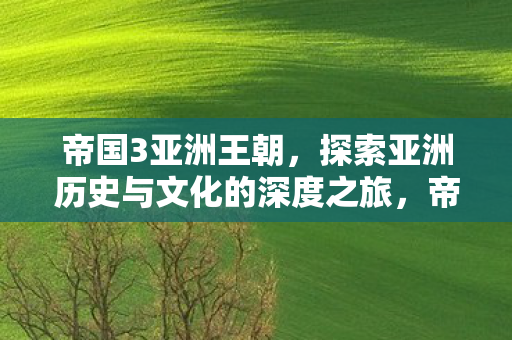 探索亚洲历史与文化的深度之旅图片