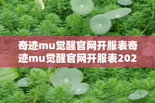 奇迹mu觉醒官网开服表奇迹mu觉醒官网开服表2021图片