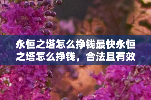 永恒之塔怎么挣钱最快永恒之塔怎么挣钱图片