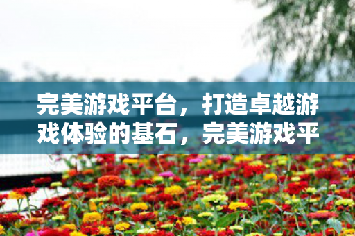 打造卓越游戏体验的基石图片