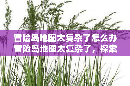 冒险岛地图太复杂了怎么办冒险岛地图太复杂了图片