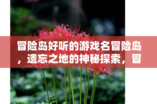 冒险岛好听的游戏名冒险岛图片