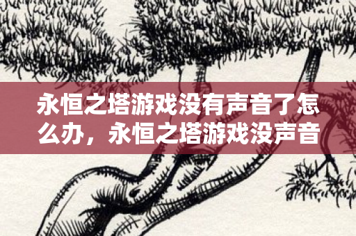 永恒之塔游戏没有声音了怎么办图片