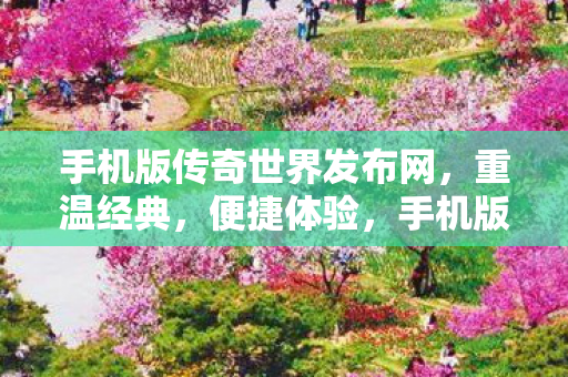 手机版传奇世界发布网图片