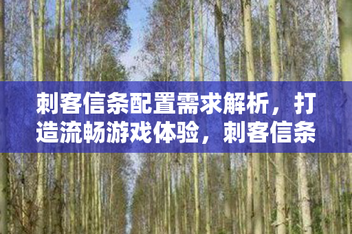 刺客信条系列游戏配置需求全解析图片