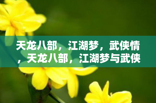 江湖梦与武侠情交织的传奇图片