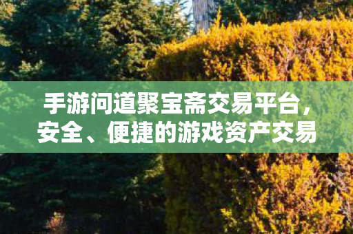 手游问道聚宝斋交易平台,安全、便捷的游戏资产交易新选择,手游问道聚宝斋,安全便捷的游戏资产交易新选择 手游问道聚宝斋交易平台,安全、便捷的游戏资产交易新选择,手游问道聚宝斋,安全便捷的游戏资产交易新选择