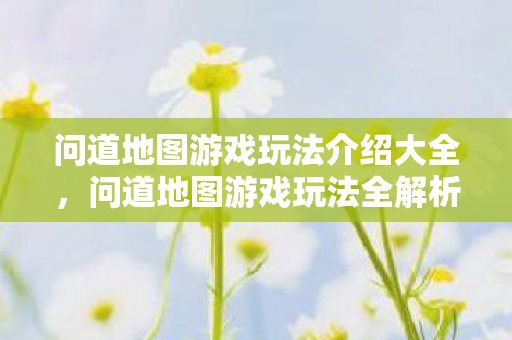 问道地图游戏玩法介绍大全,问道地图游戏玩法全解析 问道地图游戏玩法介绍大全,问道地图游戏玩法全解析