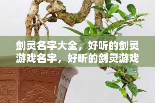好听的剑灵游戏名字大全图片