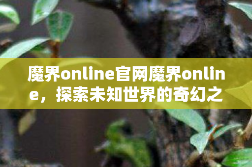 魔界online官网魔界online图片