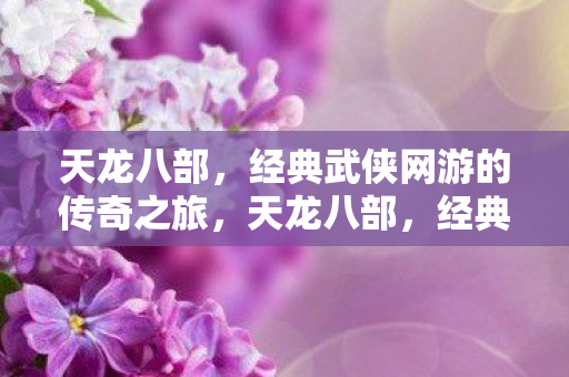 经典武侠网游的传奇之旅图片