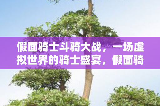 一场虚拟世界的骑士盛宴图片