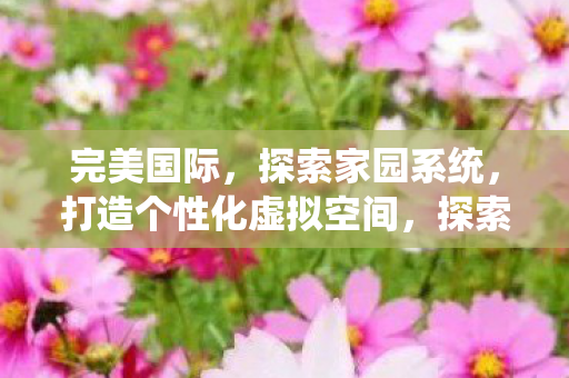 探索完美国际家园系统图片