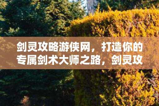 打造你的专属剑术大师之路图片