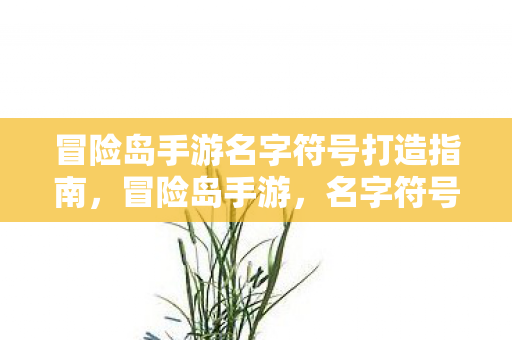 冒险岛手游名字符号打造指南图片