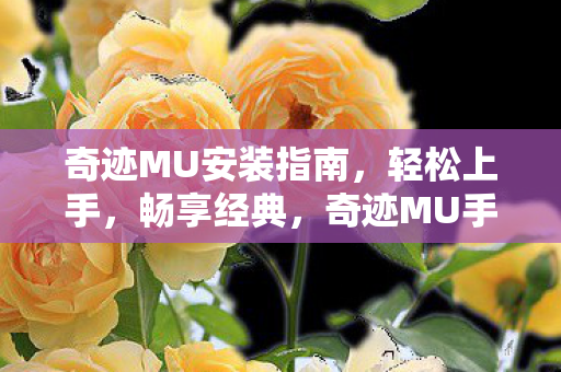 奇迹MU手游安装教程图片