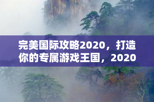 2020年完美国际攻略图片