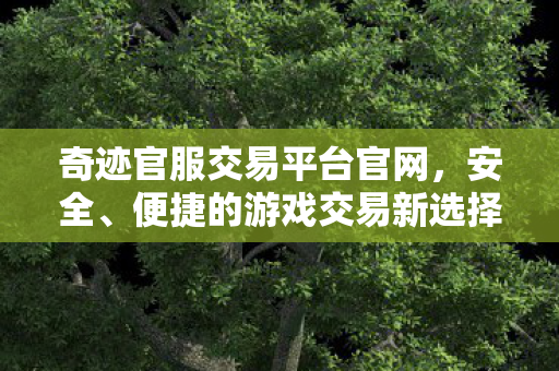 奇迹官服交易平台官网图片