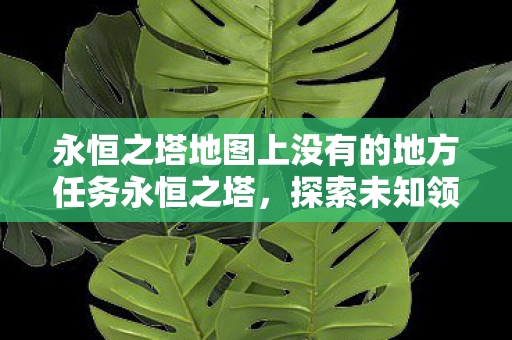 永恒之塔地图上没有的地方任务永恒之塔图片