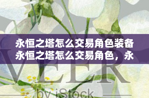 永恒之塔怎么交易角色装备永恒之塔怎么交易角色图片