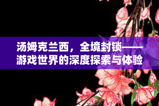 汤姆克兰西笔下的游戏世界深度探索与体验图片