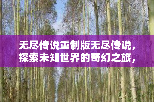 无尽传说重制版无尽传说,探索未知世界的奇幻之旅,无尽传说重制版,探索未知世界的奇幻之旅 无尽传说重制版无尽传说,探索未知世界的奇幻之旅,无尽传说重制版,探索未知世界的奇幻之旅