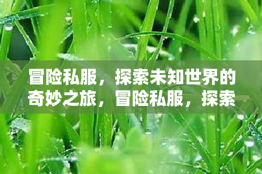 探索未知世界的奇妙之旅图片