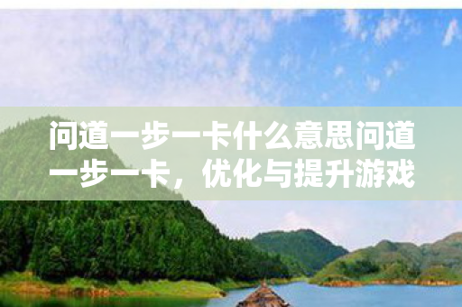 问道一步一卡什么意思问道一步一卡，优化与提升游戏体验的探讨，优化与提升，解决问道游戏一步一卡问题的探讨
