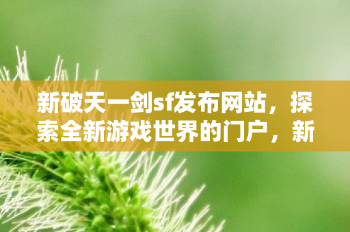 新破天一剑sf发布网站,探索全新游戏世界的门户,新破天一剑sf发布网站,探索全新游戏世界的门户 新破天一剑sf发布网站,探索全新游戏世界的门户,新破天一剑sf发布网站,探索全新游戏世界的门户