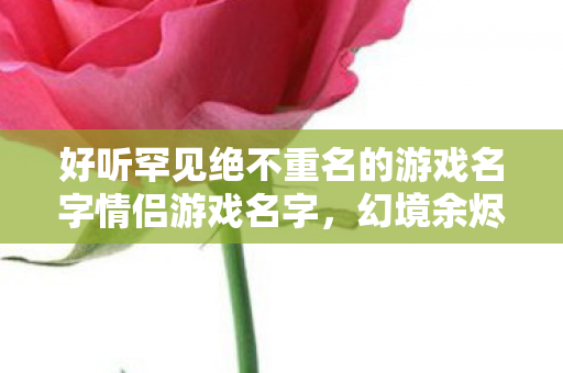 好听罕见绝不重名的游戏名字情侣游戏名字，幻境余烬，幻境余烬，好听罕见的情侣游戏名字