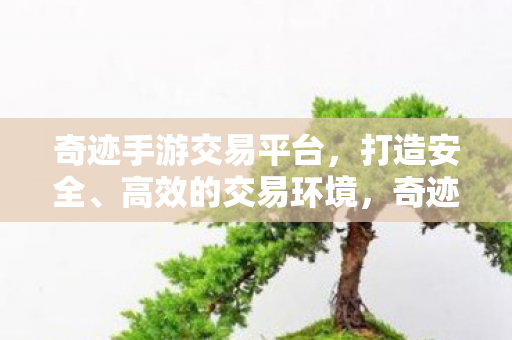 打造安全高效的交易环境图片
