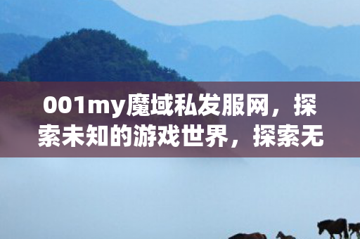 001my魔域私发服网带你领略未知游戏世界图片
