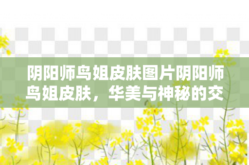 阴阳师鸟姐皮肤图片阴阳师鸟姐皮肤图片