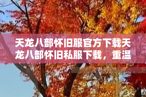 天龙八部怀旧服官方下载天龙八部怀旧私服下载图片