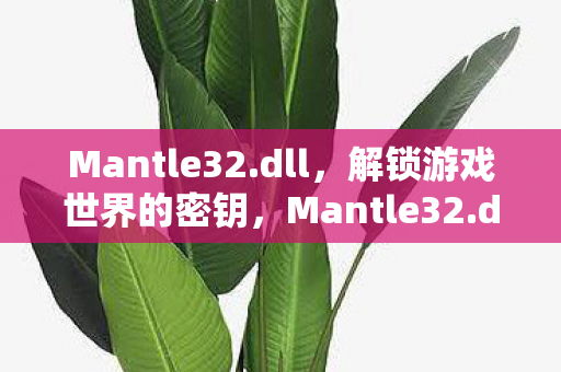 解锁游戏世界的神秘密钥图片