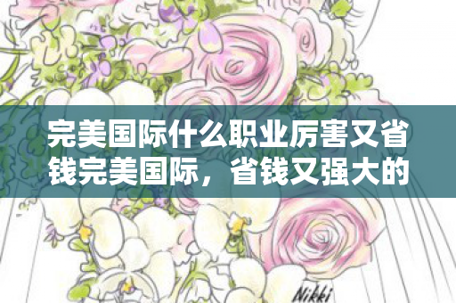 完美国际什么职业厉害又省钱完美国际图片