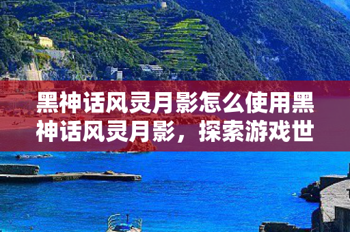 黑神话风灵月影怎么使用黑神话风灵月影,探索游戏世界的神秘之旅,黑神话风灵月影,探索神秘游戏世界的神器 黑神话风灵月影怎么使用黑神话风灵月影,探索游戏世界的神秘之旅,黑神话风灵月影,探索神秘游戏世界的神器