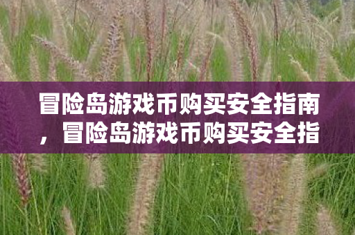 冒险岛游戏币购买安全指南图片