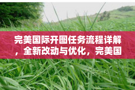 完美国际开图任务流程全解析图片